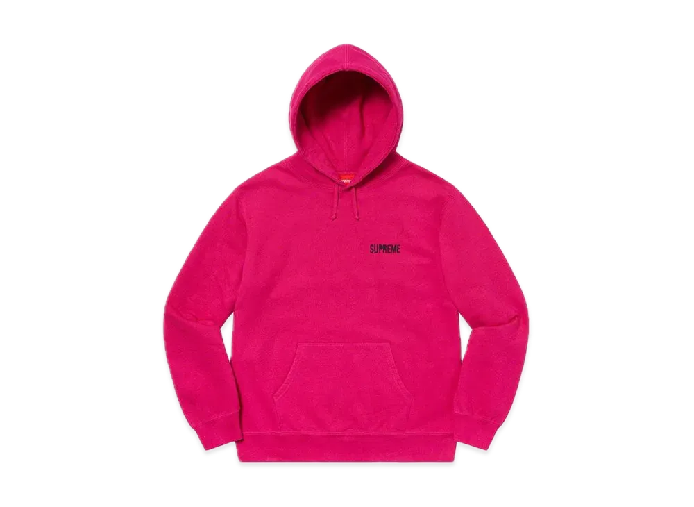 Supreme Restless Youth Hooded Sweatshirt "Fuchsia"