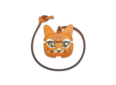 LOEWE Tiger AirPods Pro Case (Smooth Calfskin) "Orange"