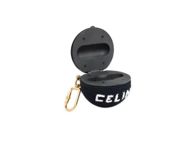 CELINE Air Pods Pro Ball / Crochet "Black"