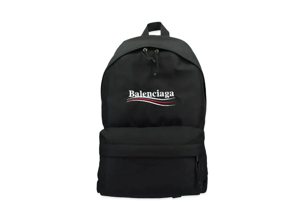 BALENCIAGA Political Campaign Backpack "Black"
