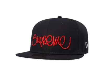 Supreme Handstyle New Era "Navy"