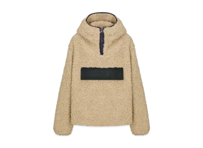 Dior Anorak Fleece Hoodie "Beige"