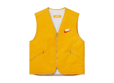 Supreme NIKE Reversible Nylon Sherpa Vest "Mustard"