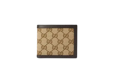 GUCCI GG Canvas Coin Wallet "Beige"