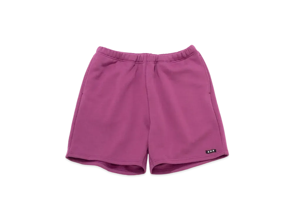 GOD SELECTION XXX SWEAT SHORT PANTS GX-S22-HD-01 "Purple"