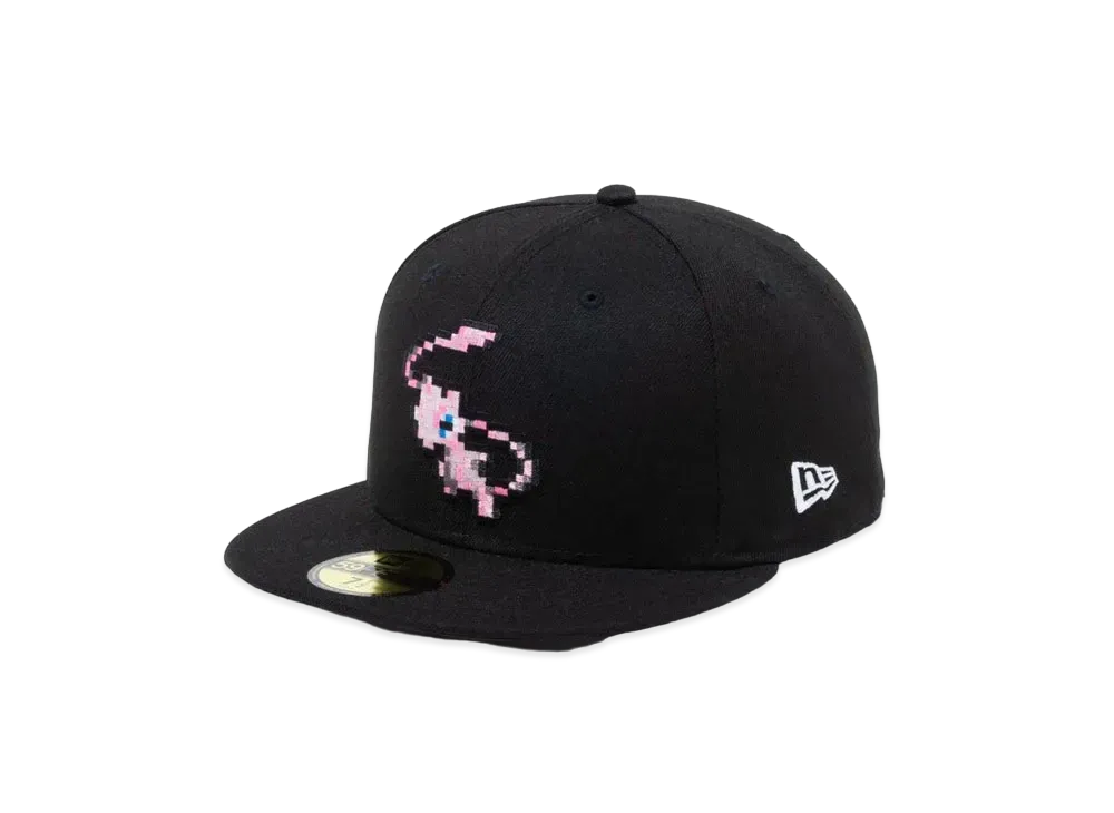 NEW ERA Pokemon 59FIFTY 8Bit Mew "Black"