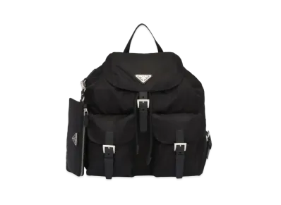 PRADA Re-Nylon Medium Backpack "Black"