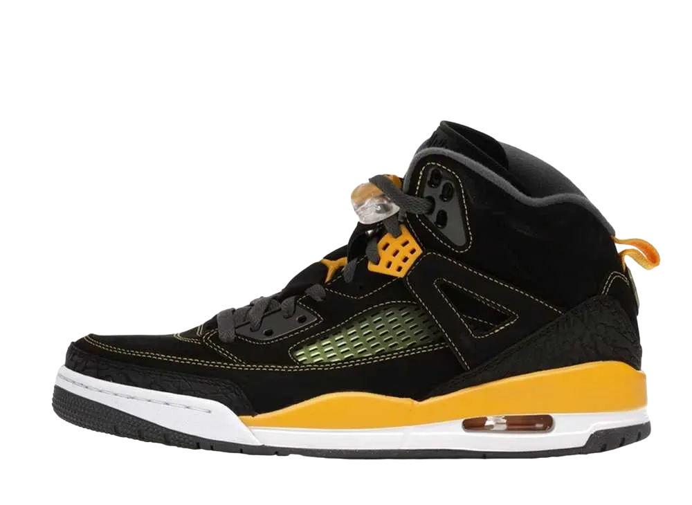ナイキ エアジョーダン スパイジーク "ブラックユニバーシティゴールド"