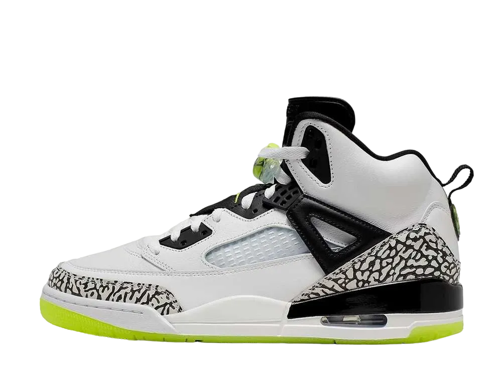 ナイキ エアジョーダン スパイジーク "ホワイト ボルト ブラック"