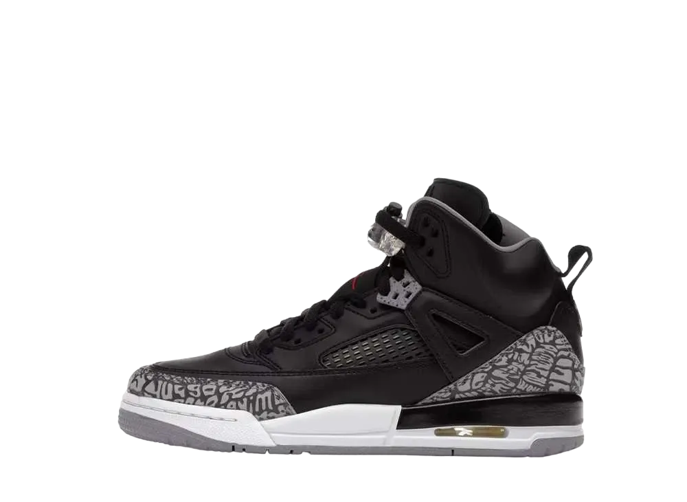 ナイキ GS エアジョーダン スパイジーク "ブラック セメント"