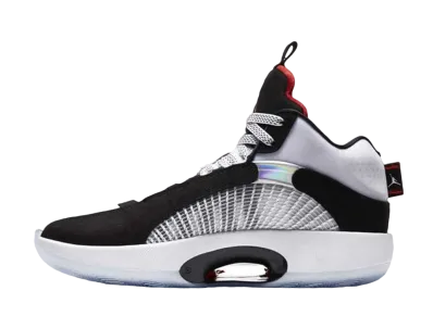 Nike Air Jordan 35 DNA "White/Gym Red/Black" (Clear Sole)
