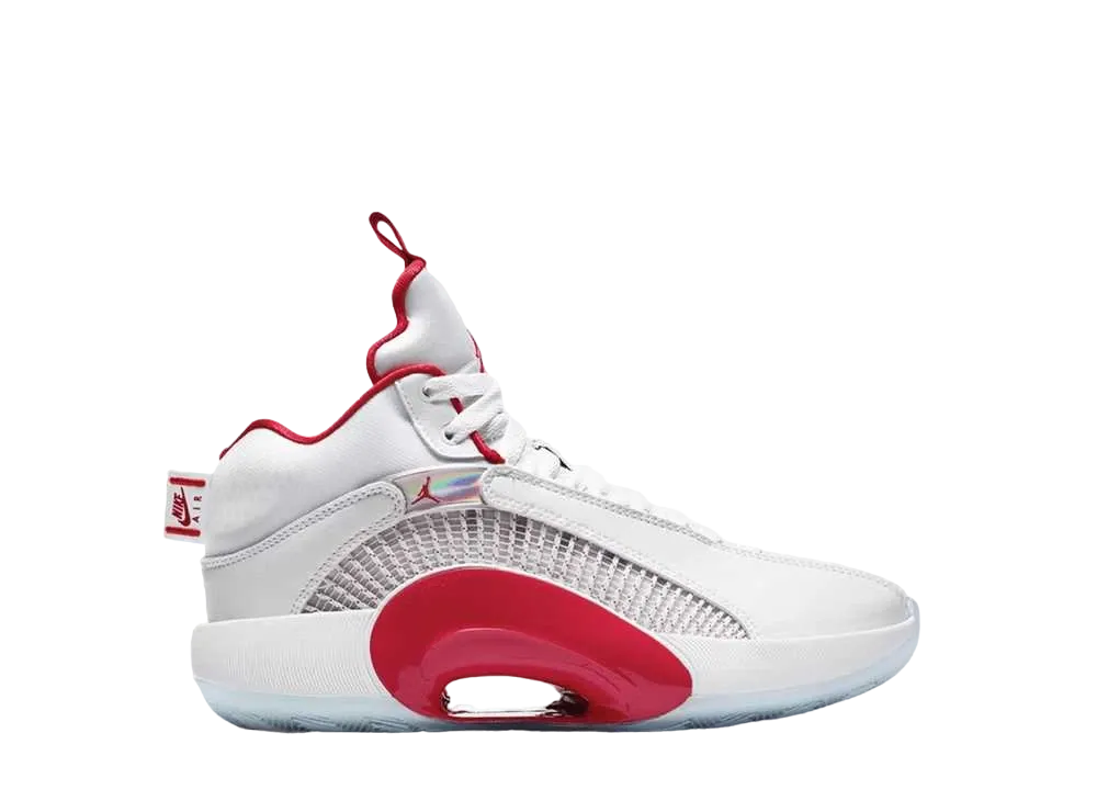 Nike GS Air Jordan XXXV "White Fire Red"
