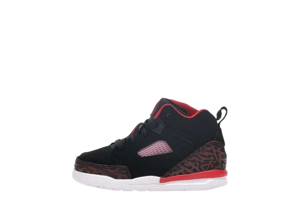 ナイキ TD エアジョーダン スパイジーク "ブラック/ユニバーシティレッド"(キッズ)