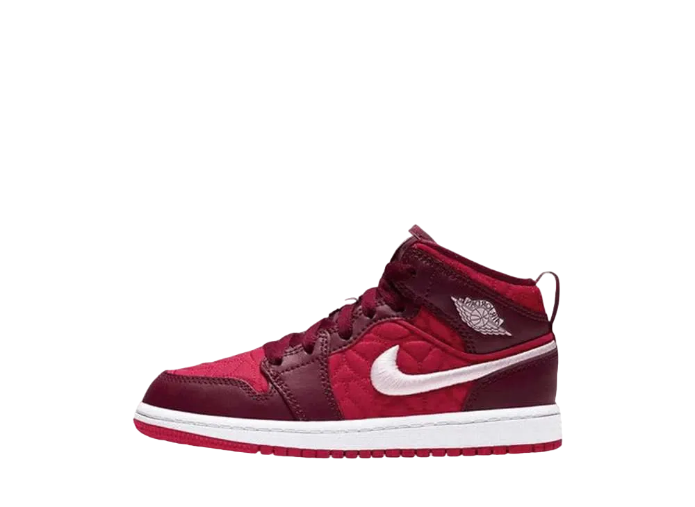 ナイキ PS エアジョーダン1 ミッド "レッドクイルト"(キッズ)
