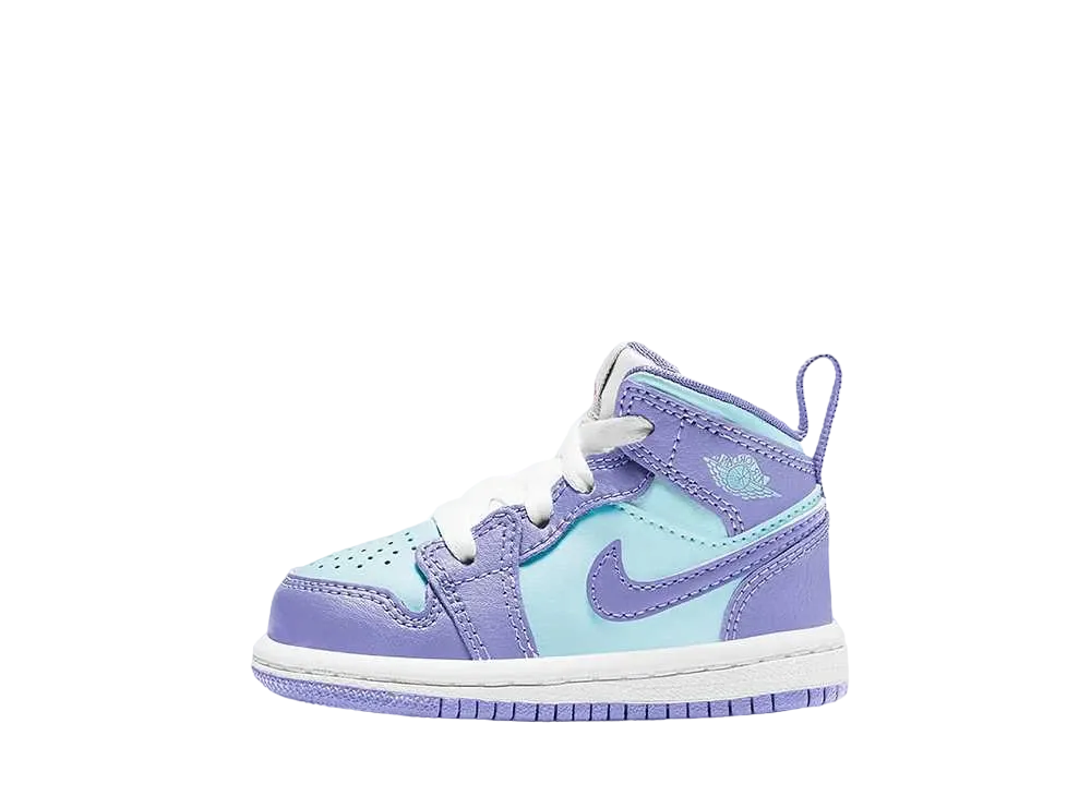 Nike TD Jordan 1 Mid "Purple Aqua"