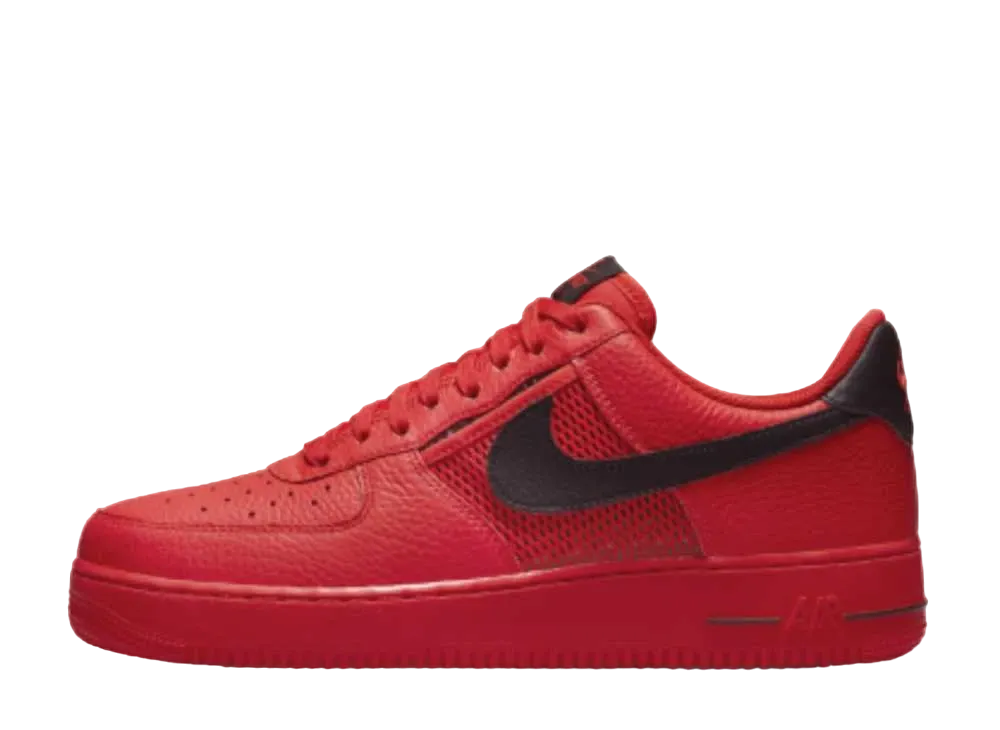 Nike GS Air Force 1 Low Mesh Pocket "Habanero Red"