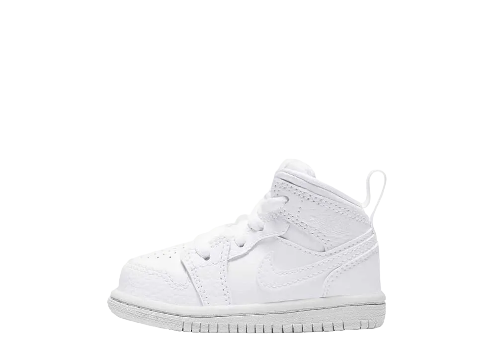 Nike TD Jordan 1 Mid "Triple White"