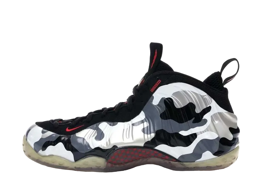 Nike Air Foamposite One Fighter Jet "Black/Hyper Red Dark Grey White"