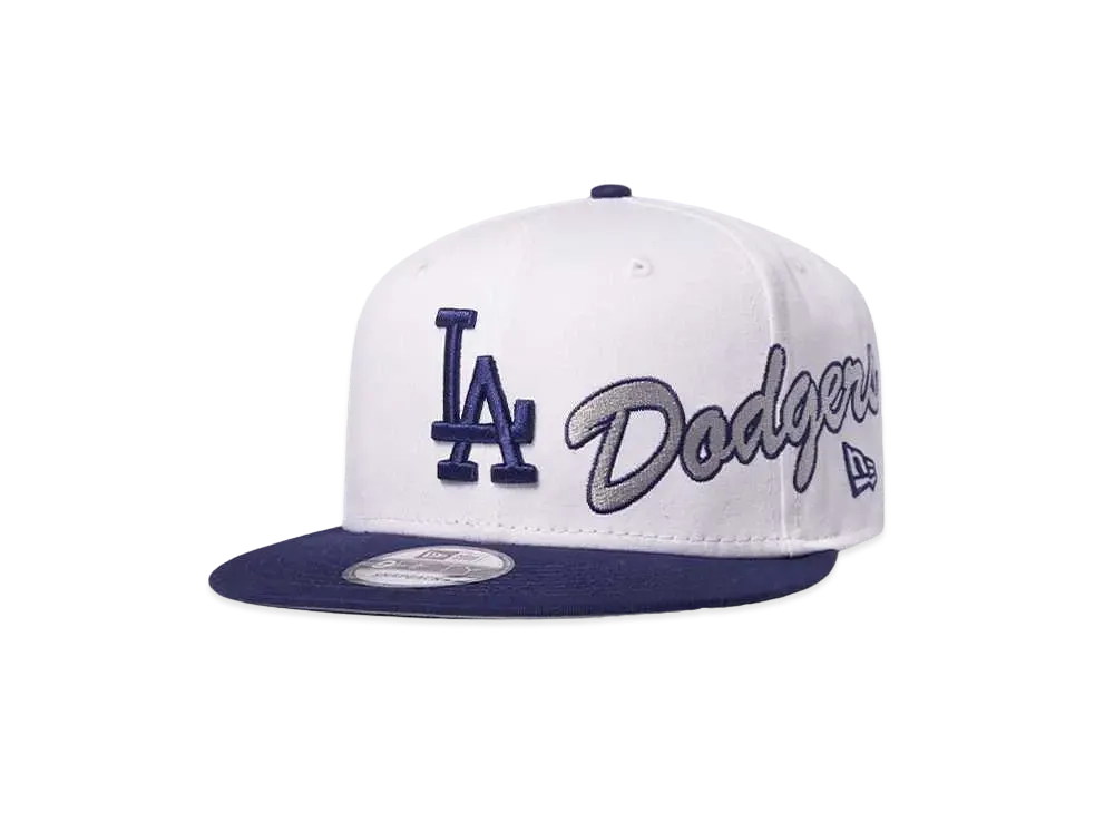 NEW ERA 9FIFTY LOS ANGELES DODGERS VINTAGE SNAPBACK HAT "White"