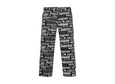 Supreme x HYSTERIC GLAMOUR Text Work Pant "Black"