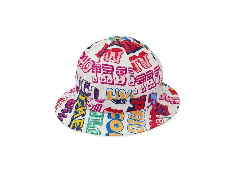 Supreme x HYSTERIC GLAMOUR Text Bell Hat "Black"