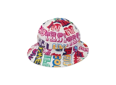 Supreme x HYSTERIC GLAMOUR Text Bell Hat "Black"