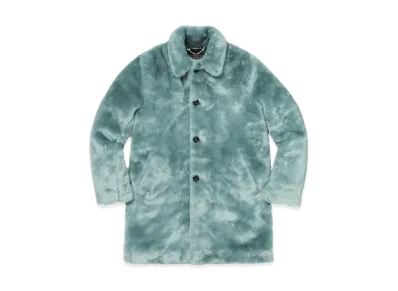 Supreme x HYSTERIC GLAMOUR Fuck You Faux Fur Coat "Light Blue"