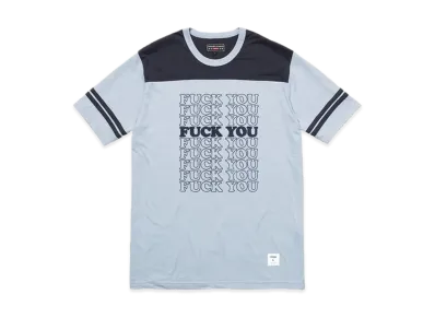 Supreme x HYSTERIC GLAMOUR Fuck You Football Tee "Light Blue"
