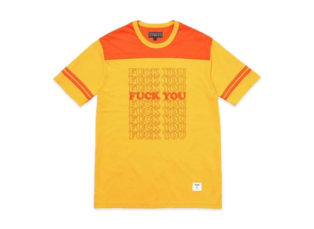 Supreme x HYSTERIC GLAMOUR Fuck You Football Tee "Yellow"