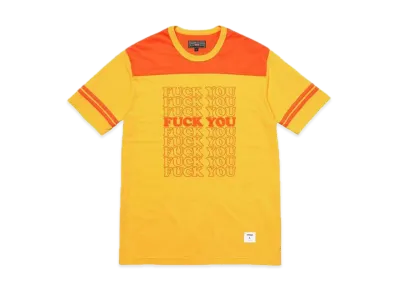 Supreme x HYSTERIC GLAMOUR Fuck You Football Tee "Yellow"