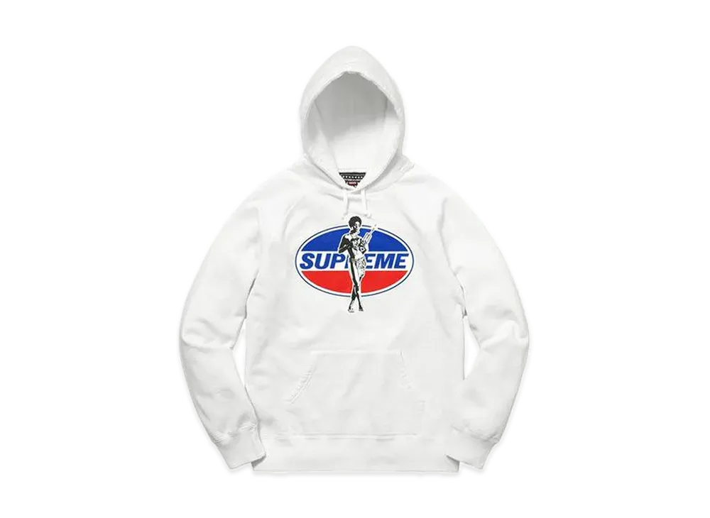 Supreme x HYSTERIC GLAMOUR Hooded Sweatshirt "White"