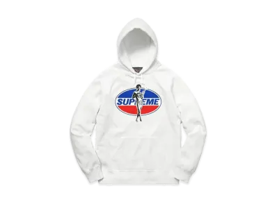Supreme x HYSTERIC GLAMOUR Hooded Sweatshirt "White"