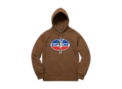 Supreme x HYSTERIC GLAMOUR Hooded Sweatshirt "Brown"
