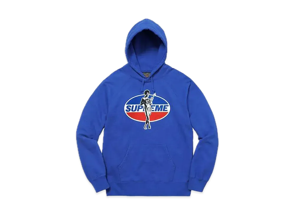 Supreme x HYSTERIC GLAMOUR Hooded Sweatshirt "Blue"