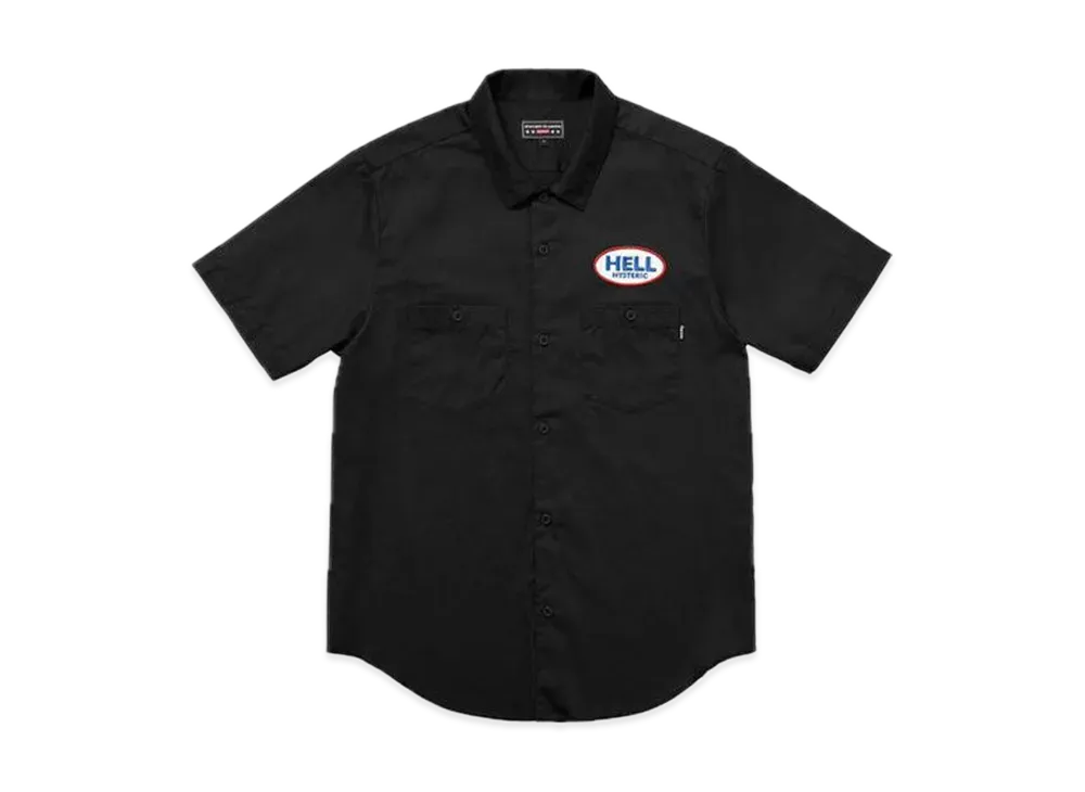 Supreme x HYSTERIC GLAMOUR S/S Work Shirt "Black"