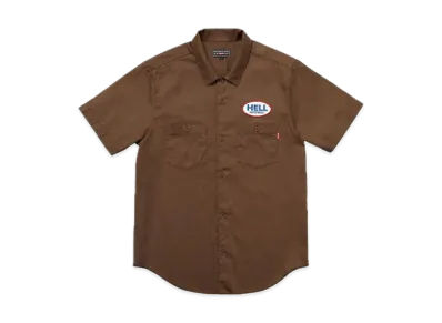 Supreme x HYSTERIC GLAMOUR S/S Work Shirt "Brown"