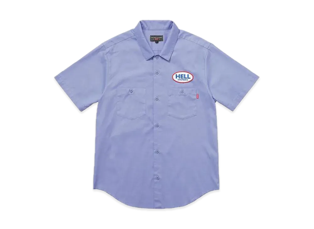 Supreme x HYSTERIC GLAMOUR S/S Work Shirt "Light Blue"