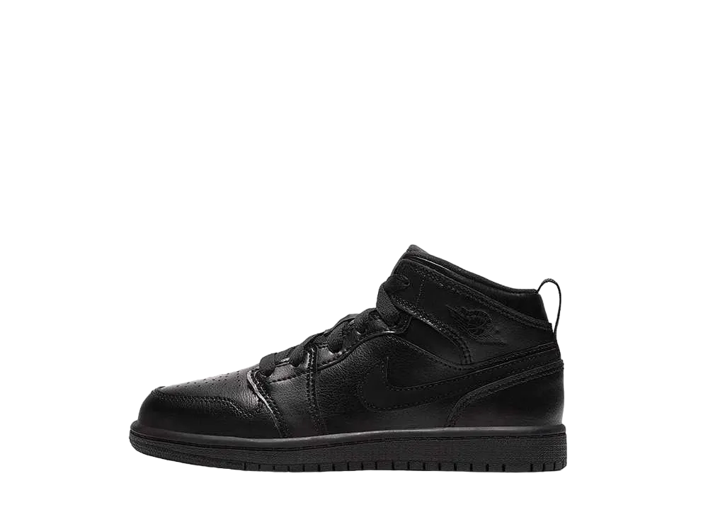 ナイキ PS エアジョーダン1 ミッド "ブラック"(キッズ)