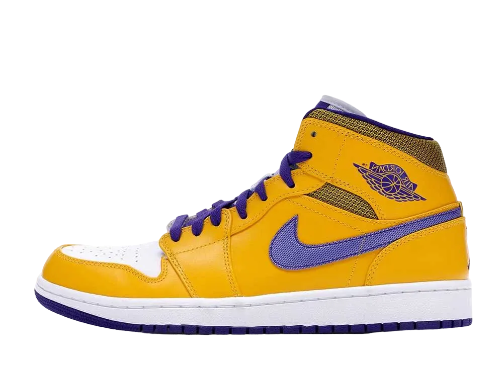 AIR JORDAN 1 MID 'LAKERS' エア ジョーダン 1 ミッド