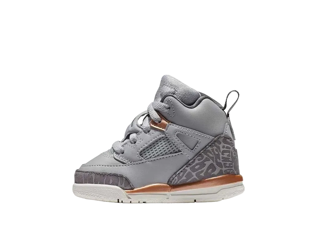 Nike TD Air Jordan Spizike "Wolf Grey/Metallic Red/Bronze"