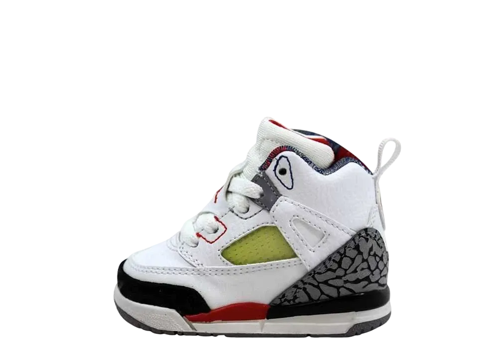 ナイキ TD エアジョーダン スパイジーク "ホワイト/ファイヤーレッド/ブラック" (キッズ)