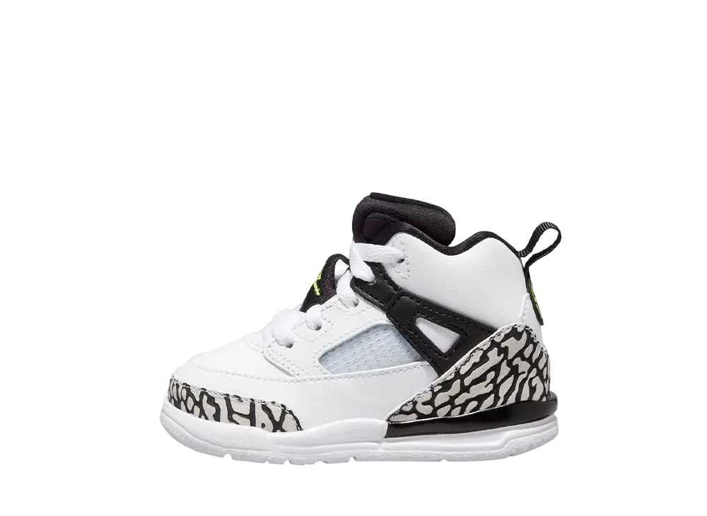 ナイキ TD エアジョーダン スパイジーク "ホワイト/ボルト/ブラック"(キッズ)