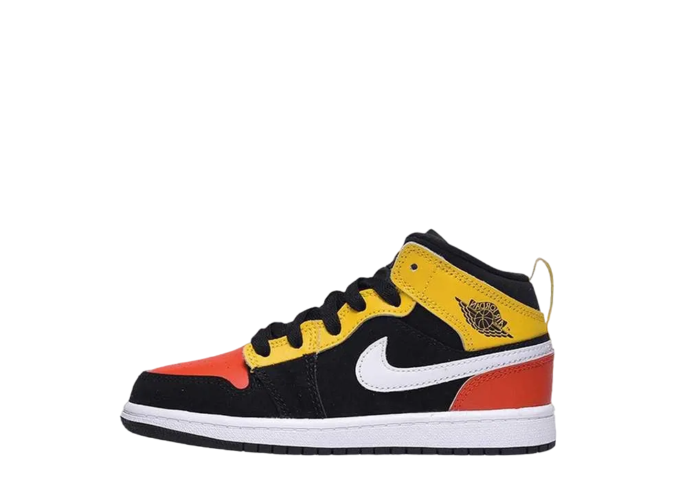 ナイキ PS エアジョーダン1 ミッド SE "アマリジョチームオレンジ"(キッズ)