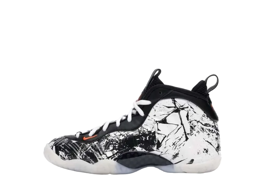 ナイキ GS エアフォームポジット ワン シャッタード バックボード "ブラック/ホワイト トータル オレンジ"