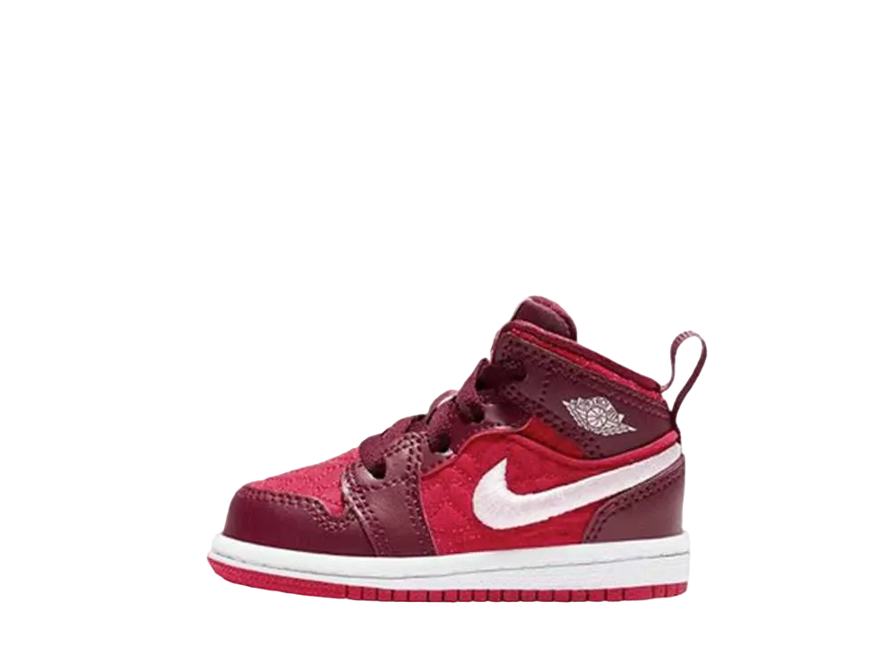 ナイキ TD エアジョーダン1 ミッド "レッドクイルト"(キッズ)