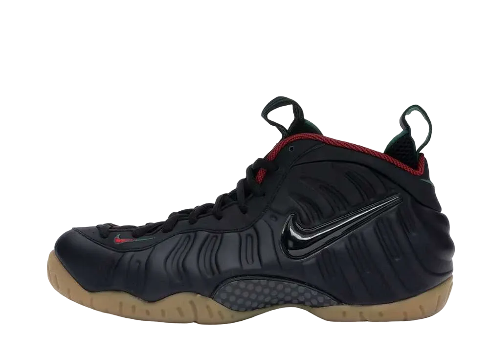 Nike Air Foamposite Pro Gucci "Black/Gorge Green Metallic Gold Gym Red"