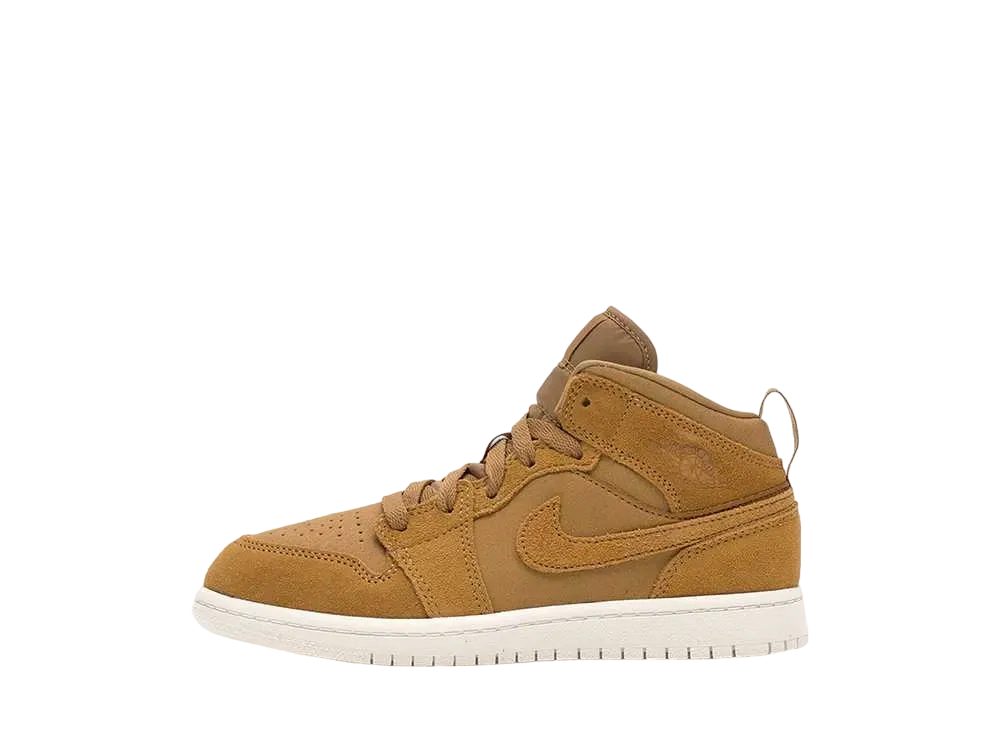 ナイキ PS エアジョーダン1 レトロ ミッド "ゴールデンハーベスト"(キッズ)
