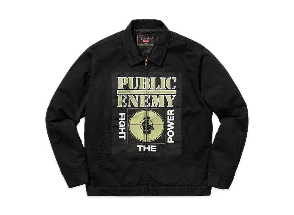 Supreme Undercover Public Enemy Work Jacket "Black"