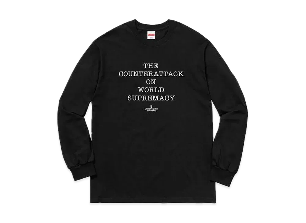 Supreme Undercover Public Enemy Counterattack L/S Tee "Black"