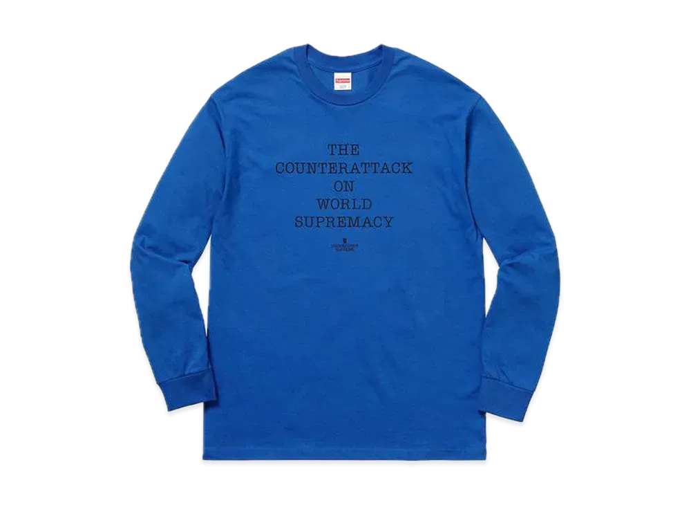 Supreme Undercover Public Enemy Counterattack L/S Tee "Royal"